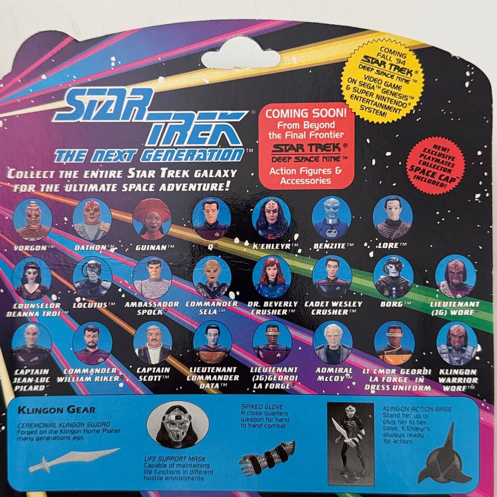 1993 Star Trek TNG K’ehleya (Klingon Ambassador) Action Figure by Playmates - Picture 9 of 13